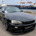 ER34　Skyline　25GT turbo front view